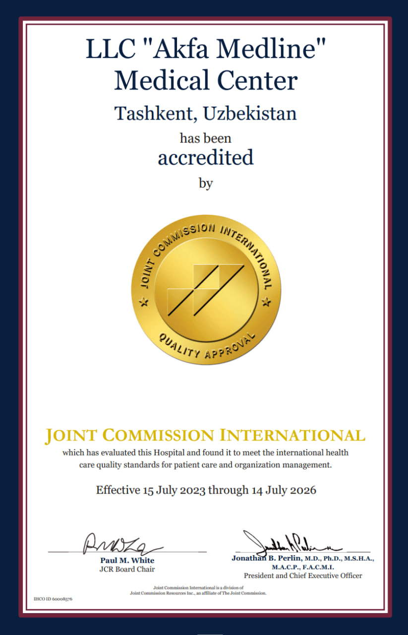 Akfamedline JCI Accreditation